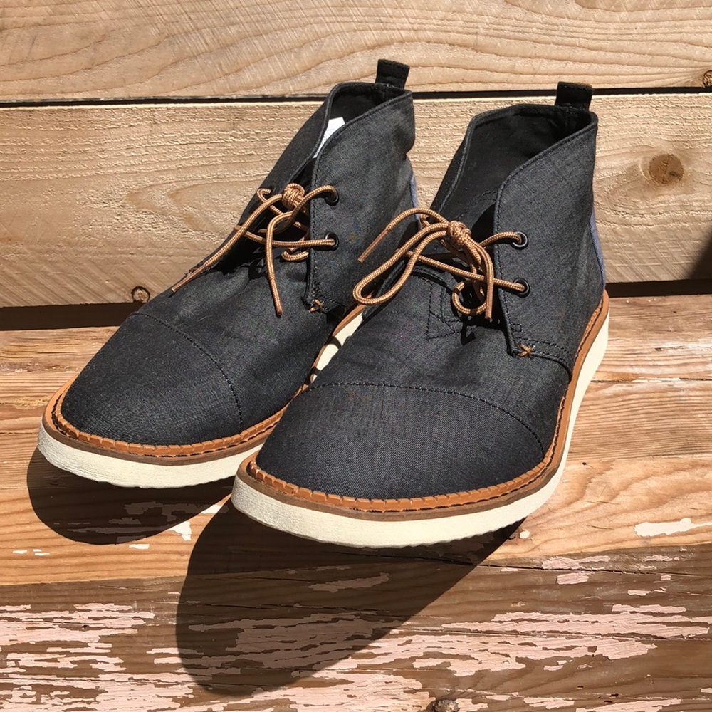 TOMS Chambray Mateo Chukka Boots